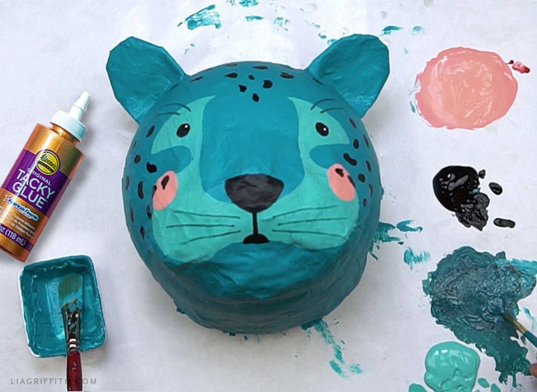 How To Make Paper Maché: Leopard Project Idea