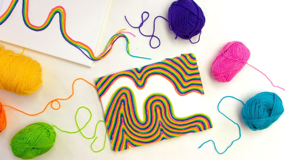 DIY Yarn Art with Turbo Tacky Glue