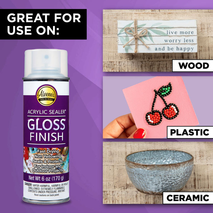 Picture of 46956                               ALEENES SPRAY ACRYLIC SEALER GLOSS FINISH 6OZ 3PK