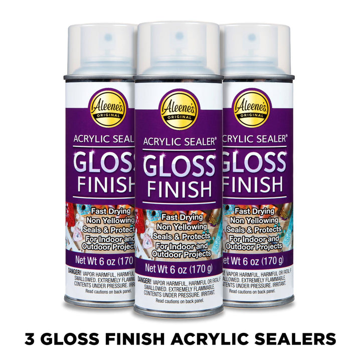 Picture of 46956                               ALEENES SPRAY ACRYLIC SEALER GLOSS FINISH 6OZ 3PK