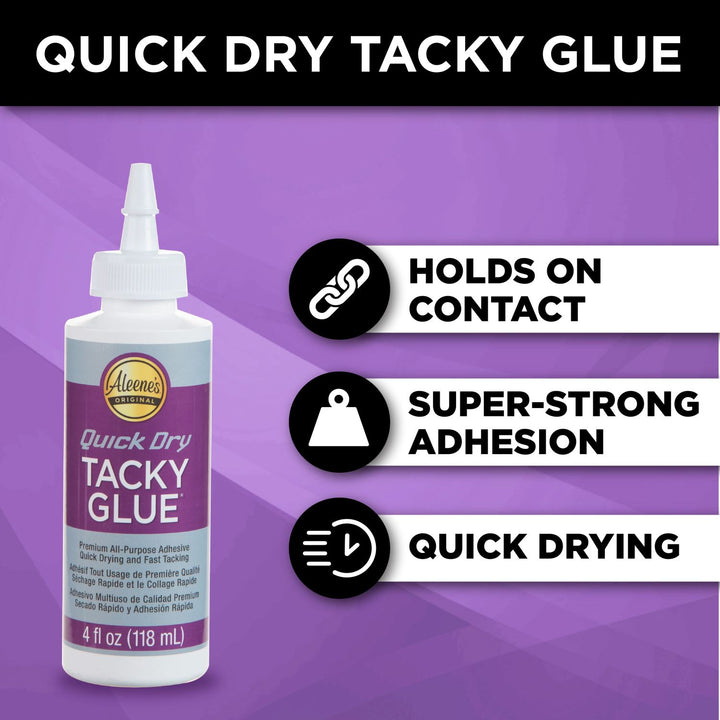 Picture of 40642 Aleene's Quick Dry Tacky Glue 4 fl. oz. 3 Pack
