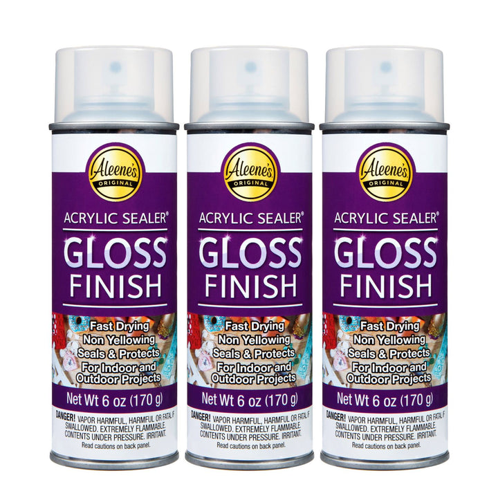 Picture of 46956                               ALEENES SPRAY ACRYLIC SEALER GLOSS FINISH 6OZ 3PK