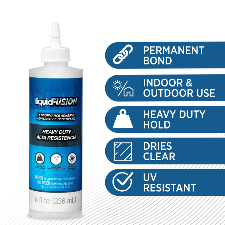 Picture of 49593 Liquid Fusion Performance Adhesive Heavy Duty Glue 8 fl. oz.