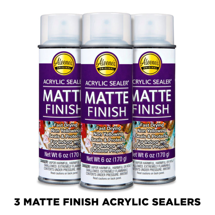 Picture of 46957                               ALEENES SPRAY ACRYLIC SEALER MATTE FINISH 6OZ 3PK