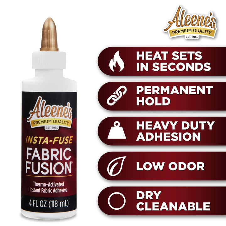 Picture of 48367 Aleene's Insta-Fuse Fabric Fusion Thermo-Activated Instant Fabric Adhesive 4 fl. oz.