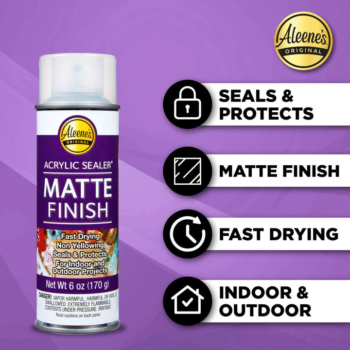 Picture of 46957                               ALEENES SPRAY ACRYLIC SEALER MATTE FINISH 6OZ 3PK