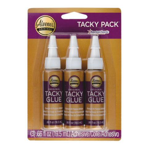 Aleenes Original Tacky Glue Mini .66 fl. oz. 3 Pack