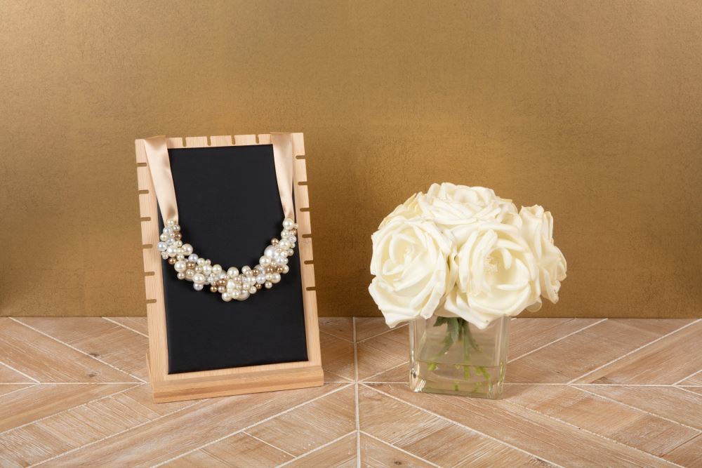 DIY Pearl Cluster Necklace