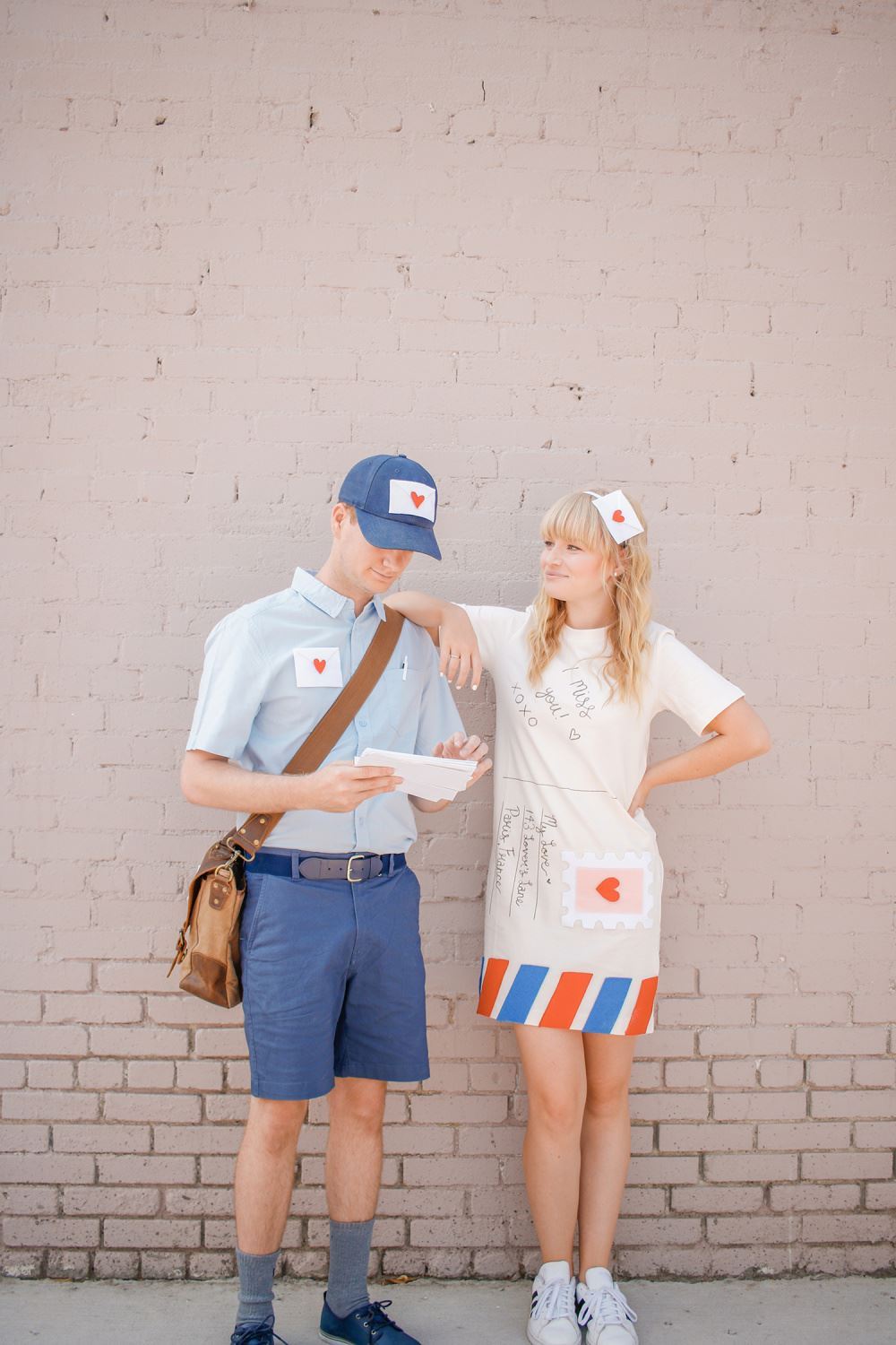 DIY Couples Costume: Love Letter and Mailman
