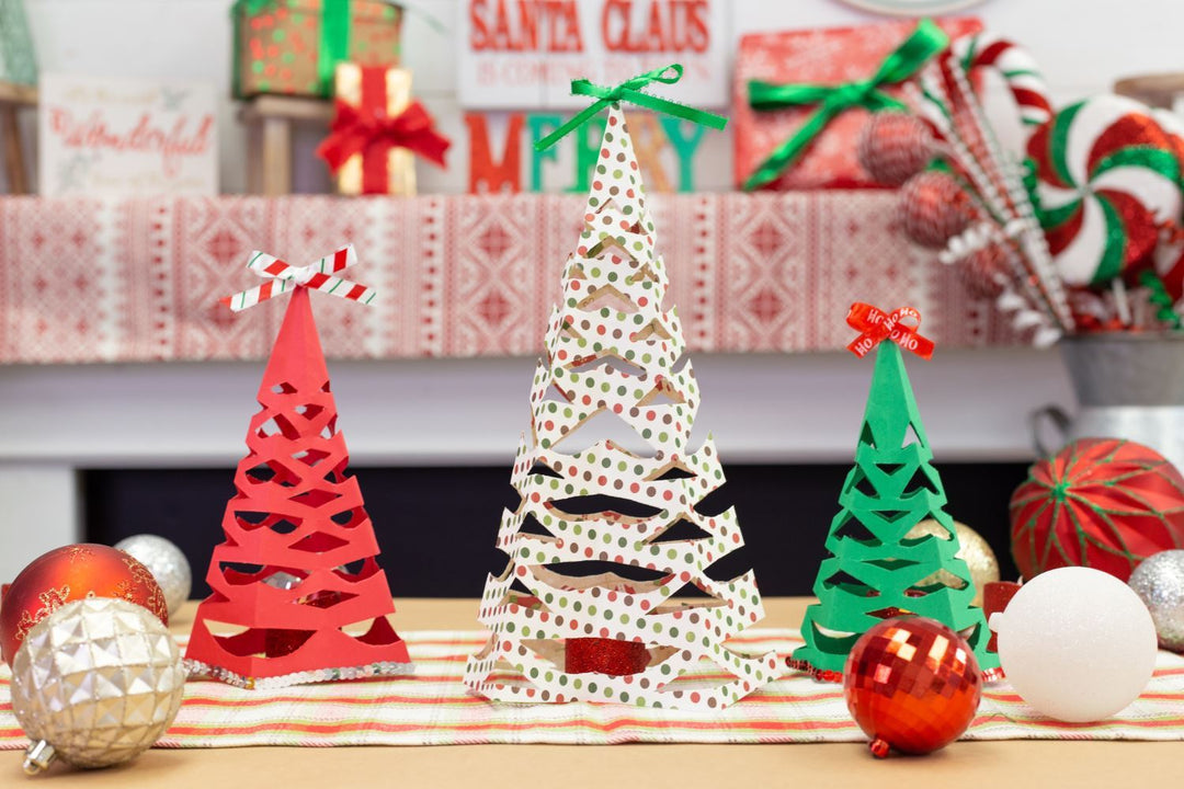 How To Make Paper Christmas Trees