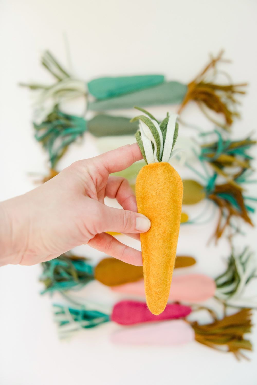 DIY Easter Décor: Colorful No-Sew Felt Carrots with Aleene’s Fabric Fusion Tape