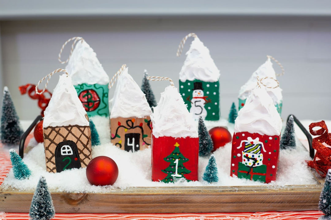 How to Make Fake Snow and Christmas Countdown Decor with Aleene's Glues