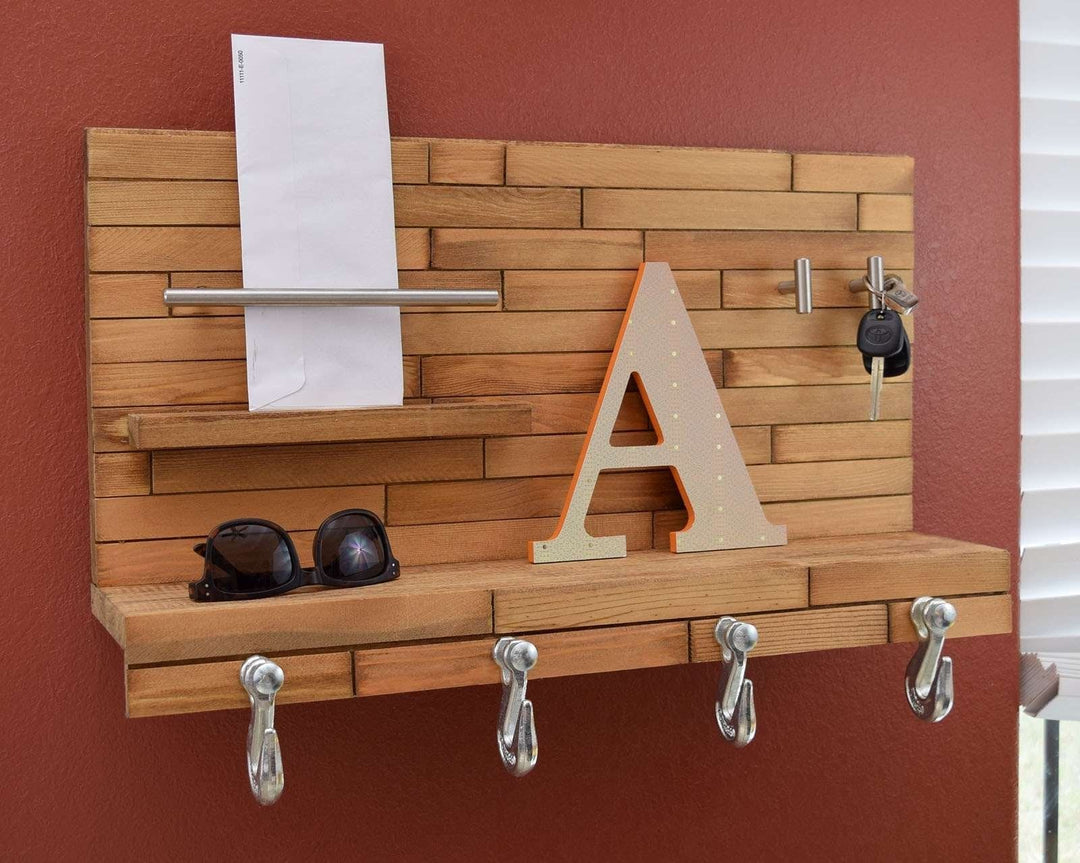 Wooden Front Door Organizer