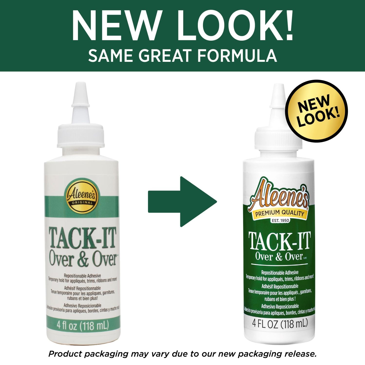 Aleenes TackIt Over & Over Repositionable Adhesive 4 fl. oz. Aleene