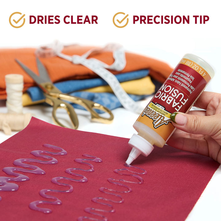 Picture of 43599 Aleene's Fabric Fusion Permanent Fabric Adhesive 4 fl. oz.