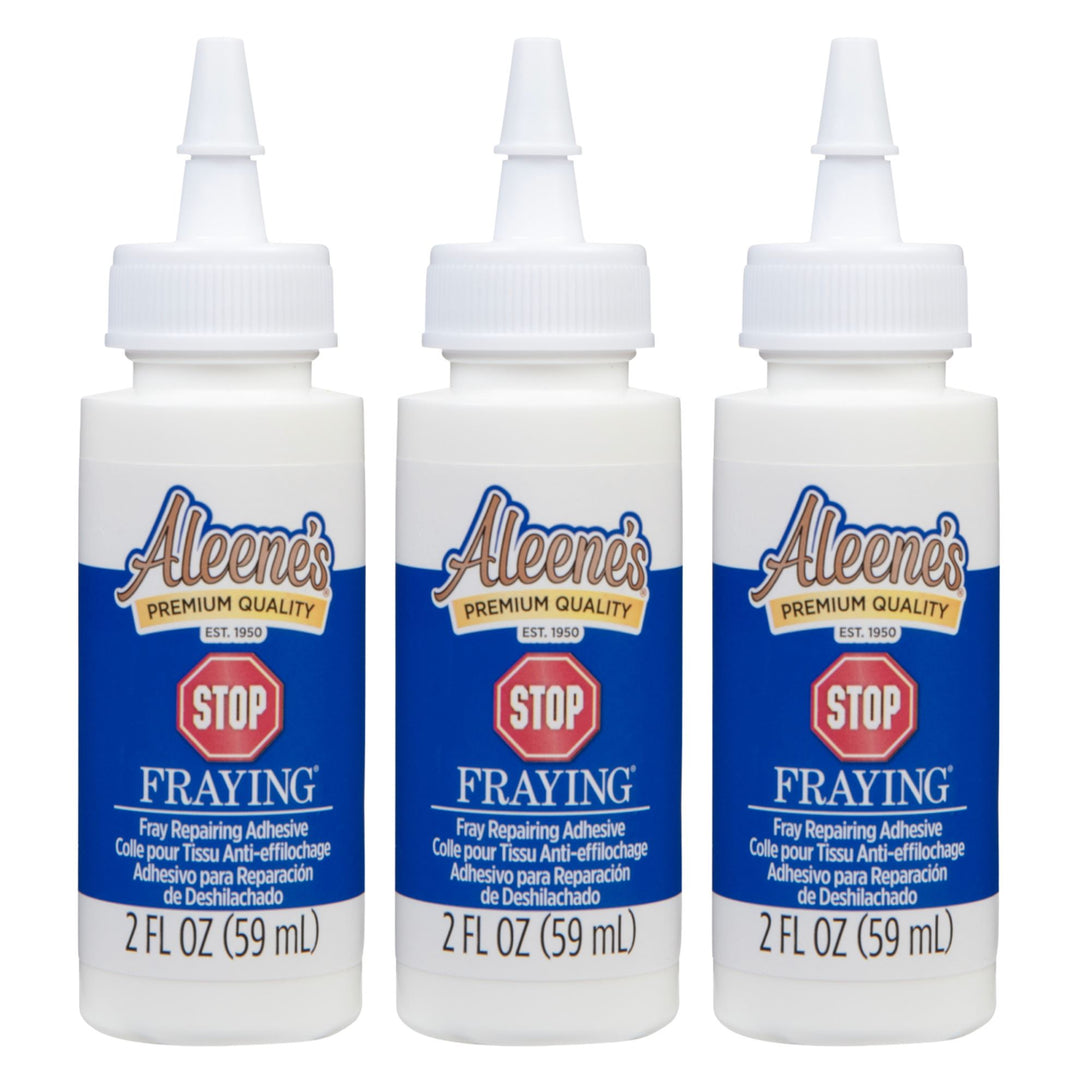 Picture of 50340 Aleene's Stop Fraying Permanent Fabric Adhesive 2 fl. oz. 3 Pack