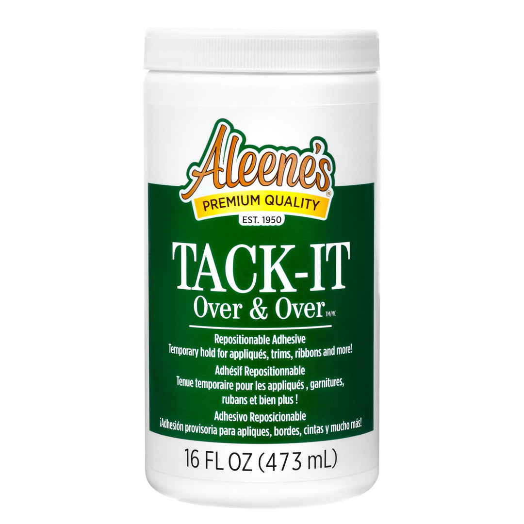 Picture of 47178 Aleene's Tack-It Over & Over Repositionable Adhesive 16 fl. oz. Jar