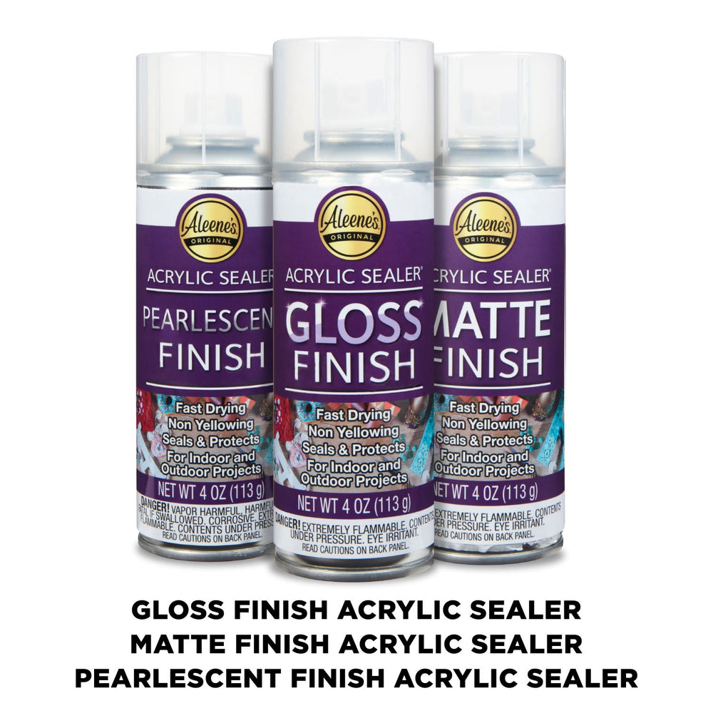 Picture of 47203 Aleene's Spray Acrylic Sealer Assorted Finishes 4 oz. 3 Pack