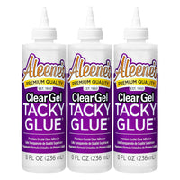 Aleenes  Clear Gel Tacky Glue 8 fl. oz. 3 Pack