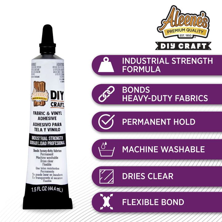 Picture of 43243 Aleene's DIY Craft Fabric & Vinyl Adhesive 1.5 fl. oz.