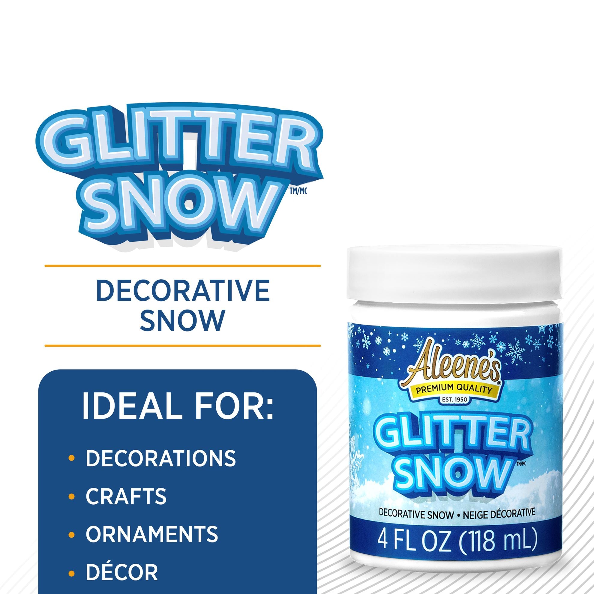 Aleene's Glitter Snow 4 fl. oz.
