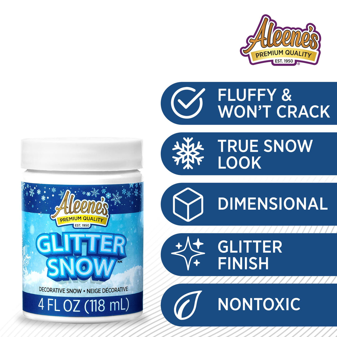 Aleene's Glitter Snow 4 fl. oz.