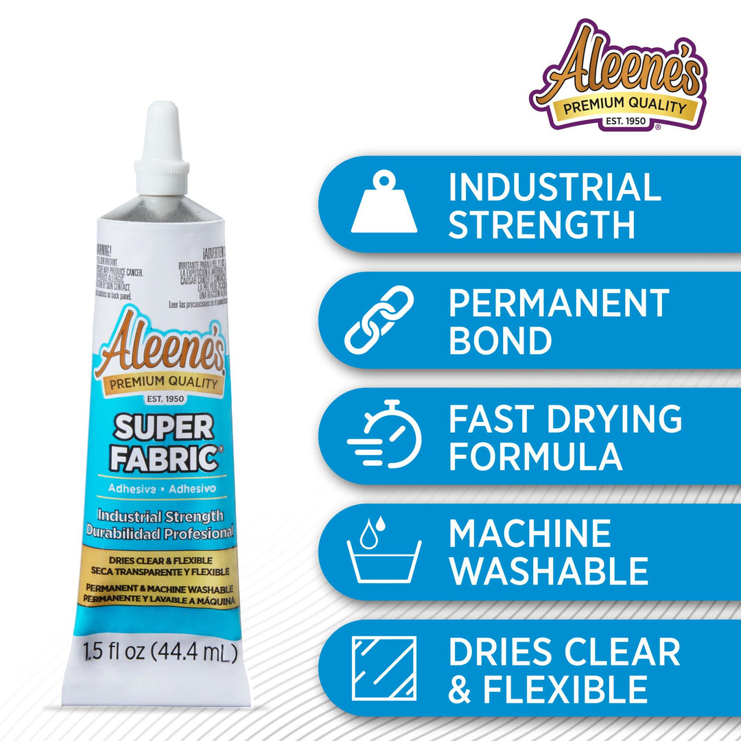 Picture of 40649 Aleene’s Super Fabric Adhesive 1.5 fl. oz. 3 Pack