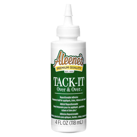 Aleenes Tack-It Over & Over Repositionable Adhesive 4 fl. oz.