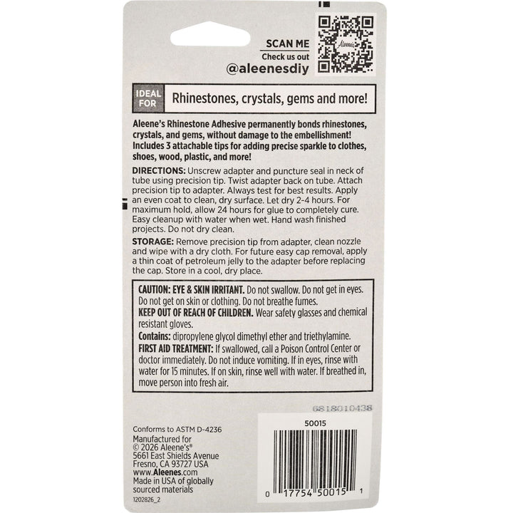 Picture of 50015-1 Aleene's Precision Rhinestone Adhesive 1.5 fl. oz.