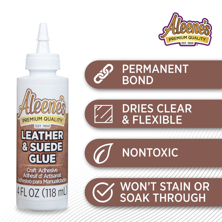 Picture of 44106                               ALEENES LEATHER & SUEDE GLUE 4OZ                  