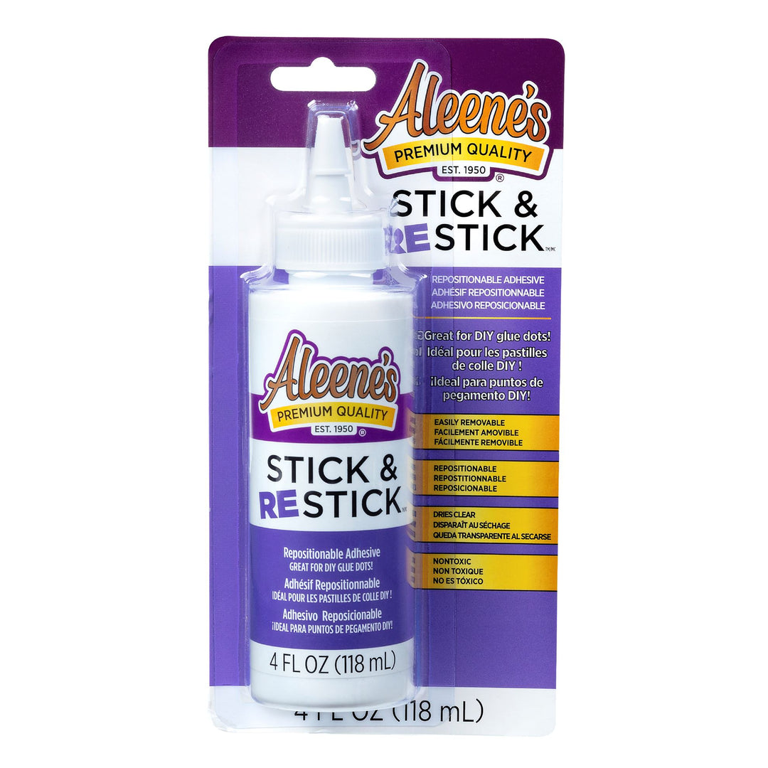 Picture of 43233 Aleene's Stick & Restick Repositionable Temporary Adhesive 4 fl. oz.