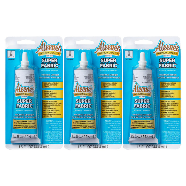 Picture of 40649 Aleene’s Super Fabric Adhesive 1.5 fl. oz. 3 Pack