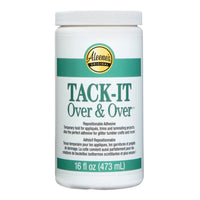 Aleenes Tack-It Over & Over Repositionable Adhesive 16 fl. oz. Jar