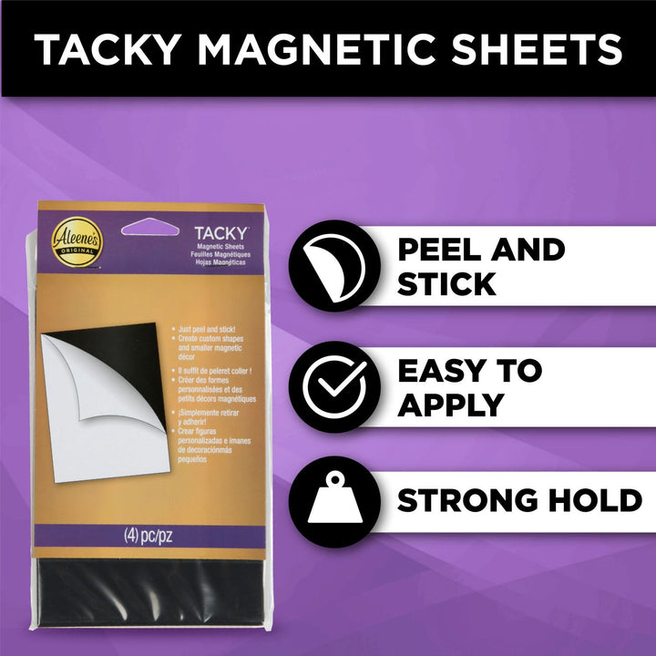 Picture of 31196 Aleene’s Tacky Magnetic Sheets 4 Pack