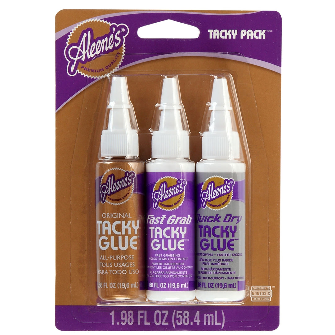 Aleene's 3 Pack, 8 oz Tacky Glue, 8 FL OZ, Original Version 3 Count