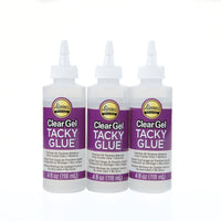 Aleenes Clear Gel Tacky Glue 4 fl. oz. 3 Pack