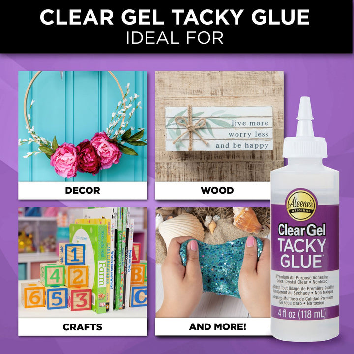 Picture of 37224 Aleene's Clear Gel Tacky Glue 4 fl. oz. 3 Pack