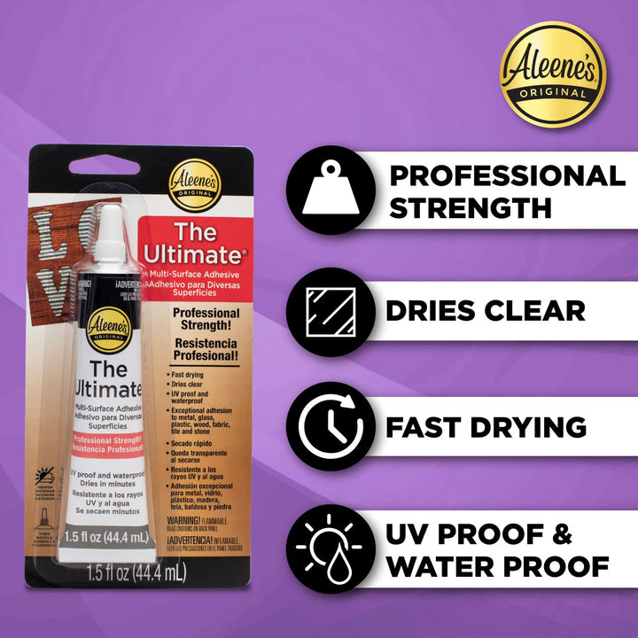 Picture of 40648 Aleene’s The Ultimate Multi-Surface Adhesive 1.5 fl. oz. 3 Pack
