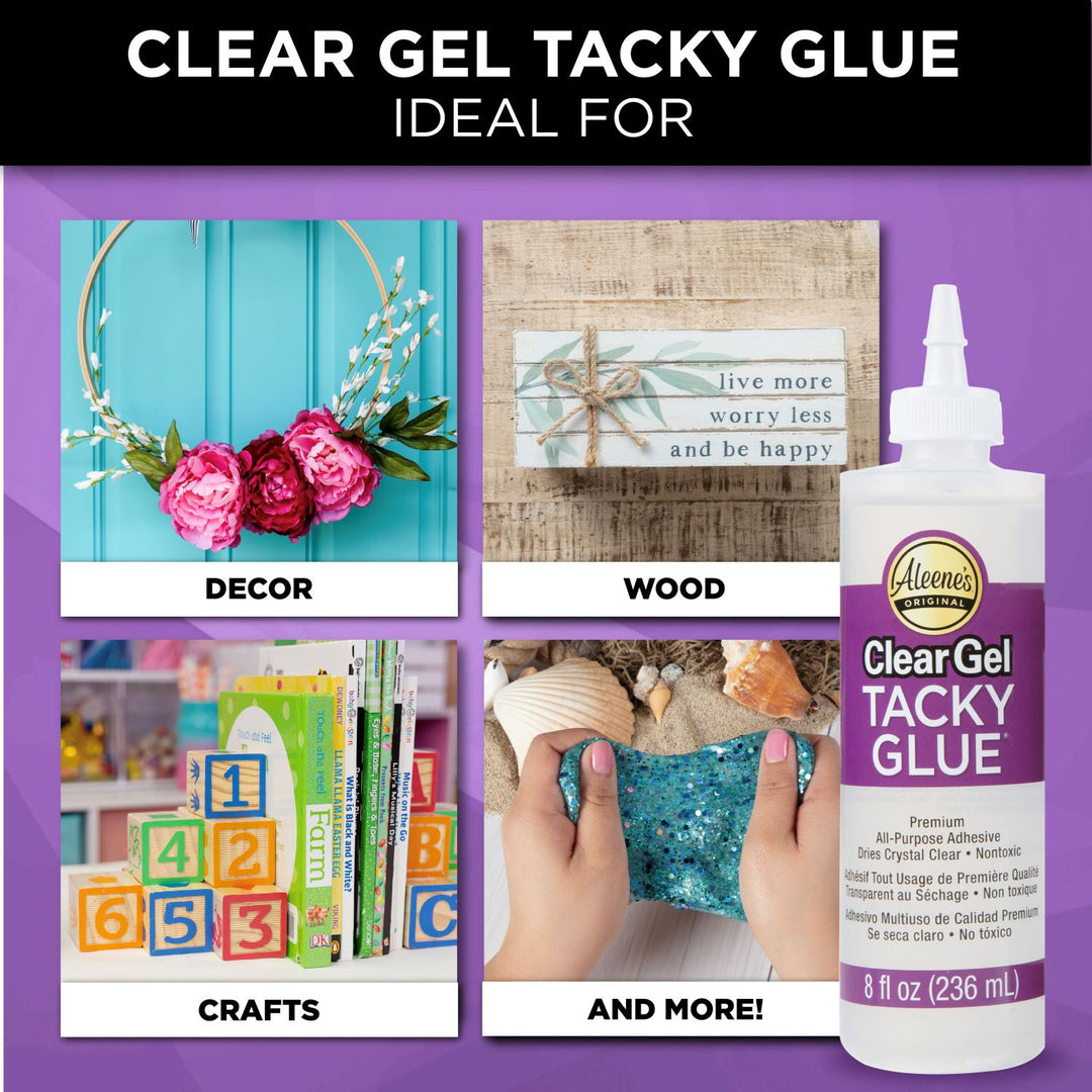 Picture of 37226 Aleene's  Clear Gel Tacky Glue 8 fl. oz. 3 Pack