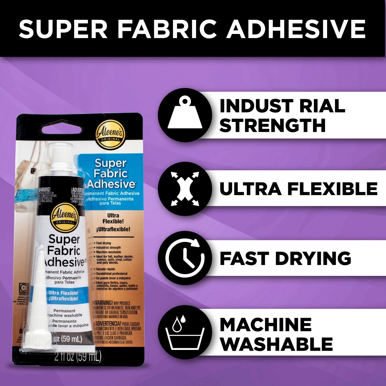 Gorilla Fabric Glue High Strength Adhesive Waterproof Clear, 2.5 fl oz, 4  Pack - Walmart.com