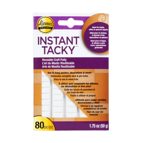 Aleenes Instant Tacky Reusable Craft Putty 80 Pc.