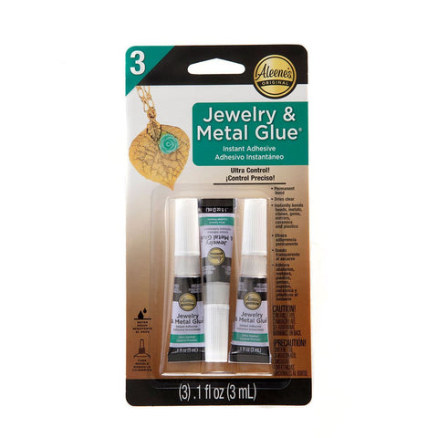 Aleenes Jewelry & Metal Glue .1 fl. oz. 3 pack