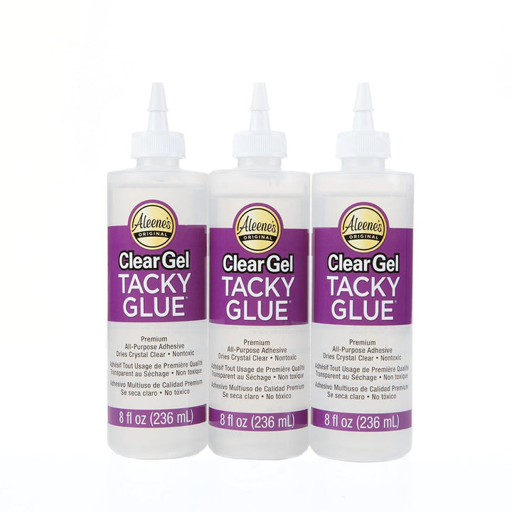 Clear Gel Tacky Glue 3 Pack