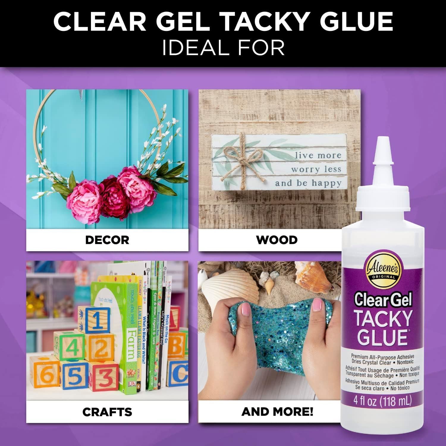 Aleene's All Purpose Tacky Glue, 8-Ounce