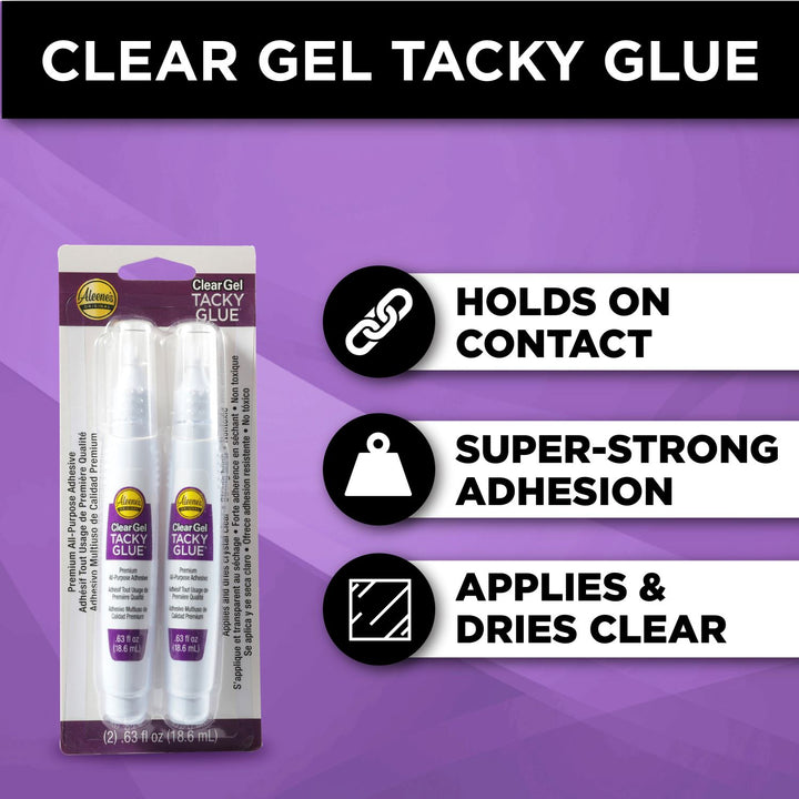 Picture of 29618 Aleene's Clear Gel Tacky Glue Pens 2 Pack